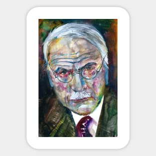 CARL JUNG - watercolor portrait .5 Sticker